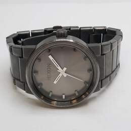 Nixon "The Cannon" 40mm Stainless Steel WR 100M Gunmetal Gray Men's Watch