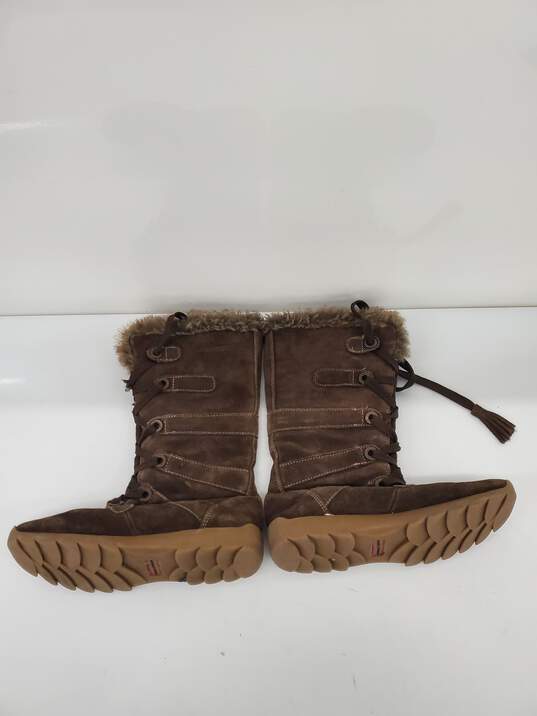 Zero Xposur Alpine Brown Leather Boots Womens Size-8 Used image number 2
