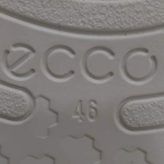Ecco Denmark USA Men's White Leather Sneakers Size 12.5 - NWT image number 6