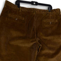 NWT Mens Brown Corduroy Slash Pocket Straight Leg Ankle Pants Size 42/32 alternative image