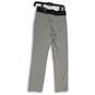 NWT Vera Wang Simply Vera Womens Gray Straight Leg Pull-On Ankle Pants Size XS image number 2