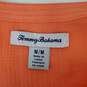 Tommy Bahama WM's 100% Cotton Peach Gauze Henley Blouse Top  Size MM image number 4