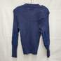 Citadel MN's 100% Virgin Wool Blue Ribbed Military Pullover Size 6 US image number 2