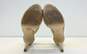 Michael Kors Gold Glitter Cage Zip Platform Pump Heels Shoes Size 8 M image number 6