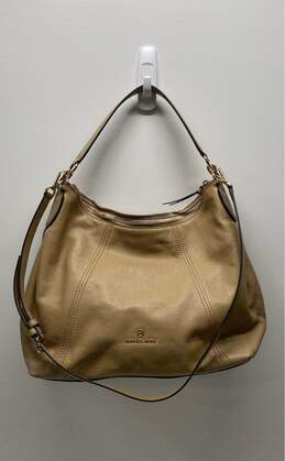 Michael Kors Sienna Tan Leather Shoulder Tote Bag