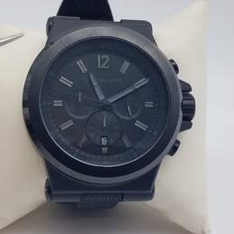 Michael Kors MK-8152 48mm WR 10ATM Chrono Black Dial Sports Watch 131g
