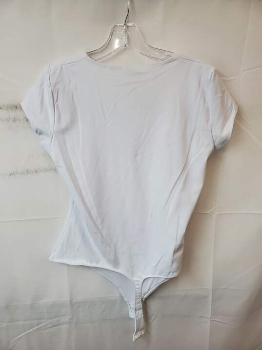 Free People Intimately White Square Neck Thong Bathing Suit Women's Size XL NWT image number 3