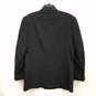 Mens Black Long Sleeve Collared Double Breasted Blazer Jacket Size 40R image number 2