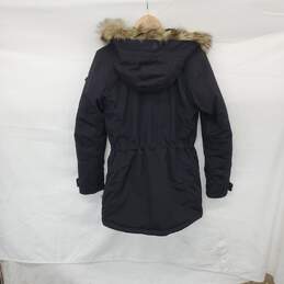 Fjall Raven Black Insulate Hooded Full Zip Nuuk Parka Coat WM Size XS NWT alternative image