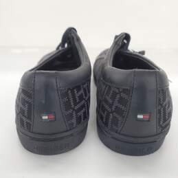 Tommy Hilfiger Men's Jacquard Sneakers Black Size 10 alternative image