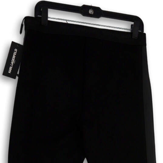 NWT Womens Black Elastic Waist Pull-On Skinny Leg Ankle Pants Size Medium image number 4