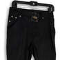 NWT Womens Black Stretch Pull-On Skinny Leg Jeggings Pants Size Medium image number 3