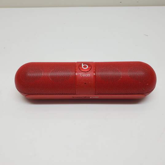 Beats Pill Red Portable Speaker image number 1