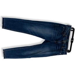 Womens Blue Stretch Pockets Medium Wash Denim Skinny Leg Jeans Size 8/29