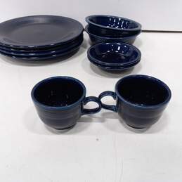 Set of 10 Assorted Homer Laughlin Fiesta Cobalt Blue Dishes alternative image