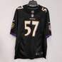 Mens Black Baltimore Ravens CJ Mosley #57 Football NFL Jersey Size Medium image number 1
