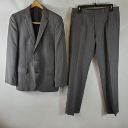 Hugo Boss Men Grey 2PC Pant Suit Sz 36S