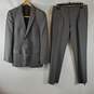 Hugo Boss Men Grey 2PC Pant Suit Sz 36S image number 1