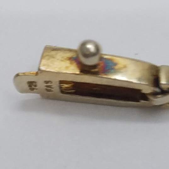 FAS Sterling Silver Diamond & Assorted Gemstone Bracelet 8.6g image number 5