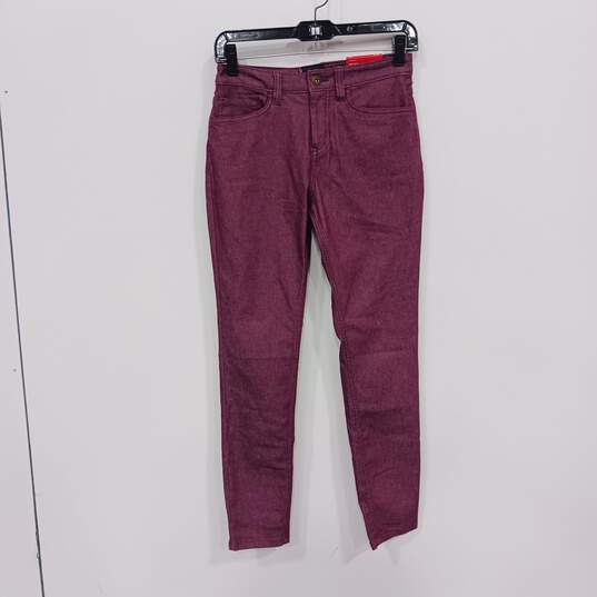 The North Face Women's Slim Fit Purple Pants Size 0 NWT image number 1