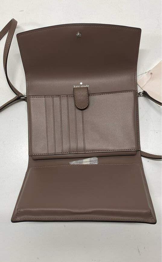 Kate Spade Winni Laurel Way Leather Crossbody Wallet Clutch Bag image number 6
