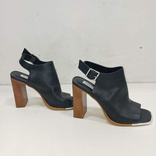 Steve Madden Women's Black Leather Heels Size 7 image number 4