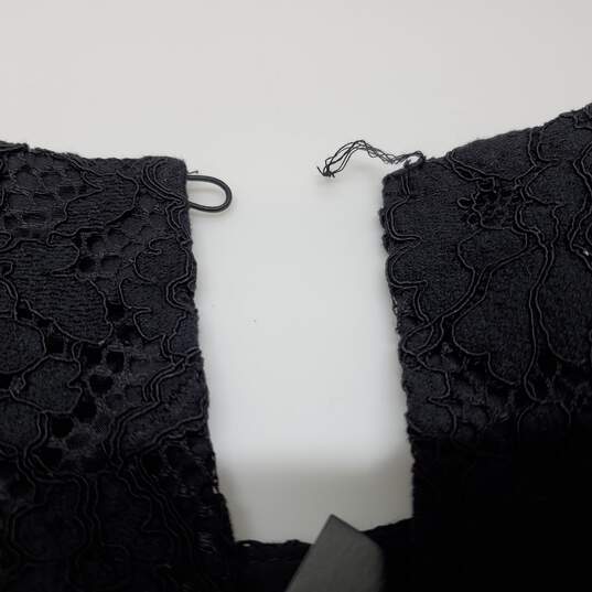 Donna Morgan Women's Jumpsuit Black Size 0 Cropped Floral Lace image number 4