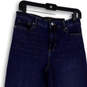 Womens Blue Denim Classic Medium Wash Pockets Straight Leg Jeans Size 27/4 image number 3