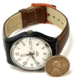Designer Swatch Adjustable Strap Classic Round Dial Analog Wristwatch alternative image