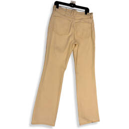 NWT Womens Beige Light Wash Pockets Regular Fit Denim Bootcut Jeans Sz 29T alternative image