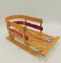 Torpedo Wooden Child's Sled With Back & Arm Rests image number 1