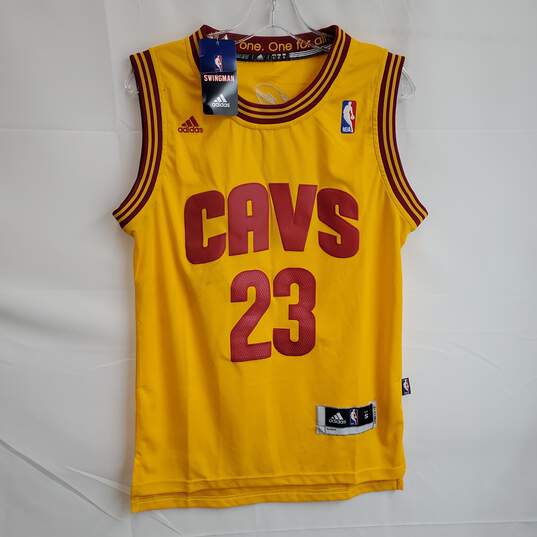 Adidas NBA Cleveland Cavaliers LeBron James Swingman Jersey NWT Size S image number 1
