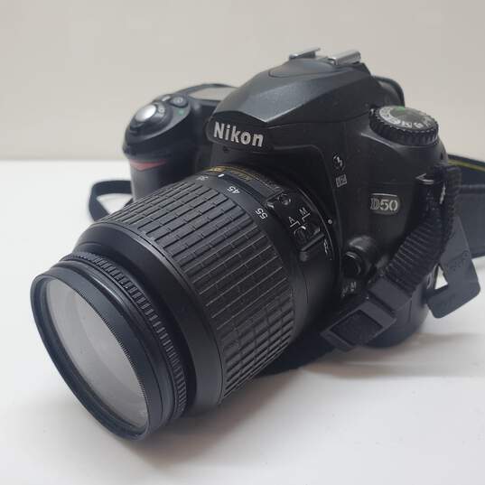 Nikon D50 Black Digital Single-Lens Reflex Camera For Parts/Repair image number 2