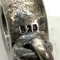 Designer Pandora 925 ALE Sterling Silver CZ Baby Shoe Beaded Dangle Charm image number 4