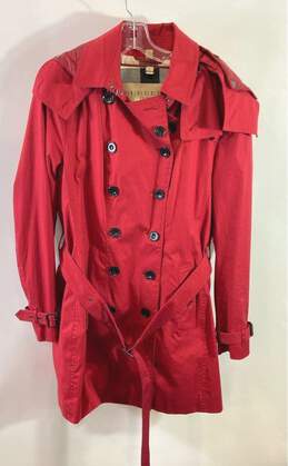 Burberry Brit Red Coat - Size 14