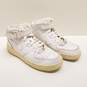 Nike Air Force 1 Mid Triple White Sneakers 315123-111 Size 9.5 image number 3