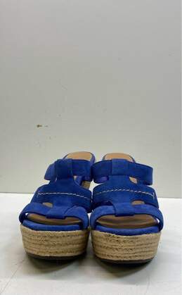UGG Women's Blue Suede Espadrilles Shoes Size 7 alternative image