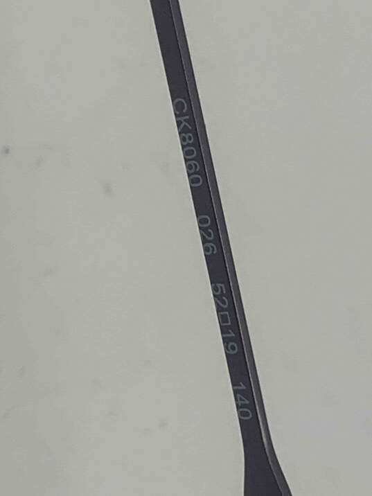 Mens CK8060 Charcoal Gray 140mm Tortoise Full Rim Eyeglasses J-0507600-D image number 9