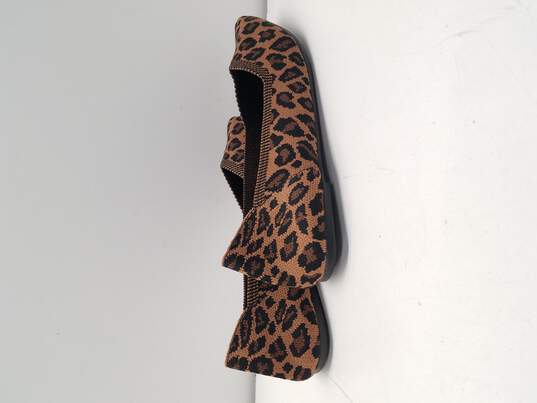 Mia Brown Leopard Print Flats Size 10 image number 4
