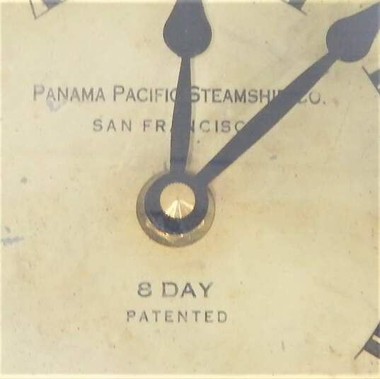 Timeworks Panama Pacific Steamship Co. 8 Day Brass Nautical Maritime Wall Clock image number 4
