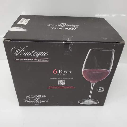6 Luigi Bormioli Vinoteque 20oz. Ricco Red Wine Glasses image number 3