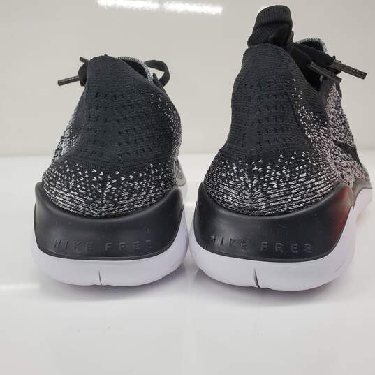 Nike Women's Free RN Flyknit 2018 Black Lightweight Running Shoes Size 8 image number 5