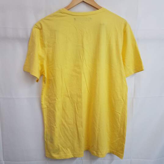 Hudson Outerwear yellow DRIPPIN applique letters t shirt size L image number 2