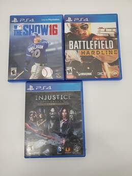Lot of 3 PS4 Game Disc Untested (show16)