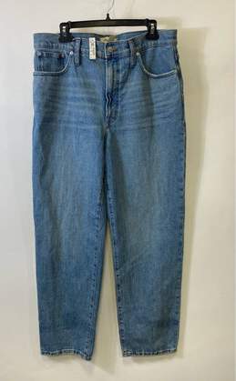 NWT Madewell Womens Blue Denim Vintage Straight Leg Jeans Size 31