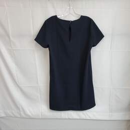 MNG Navy Blue Short Sleeved Sheath Dress WM Size 8 NWT