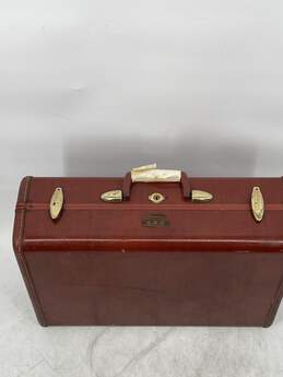 Brown 4932 Hard Shell Attache Classic Travel Luggage Briefcase E-0527273-E