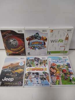Bundle Of 6 Nintendo Wii Games