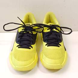 Puma Men's Black and Yellow Sneakers Size 8