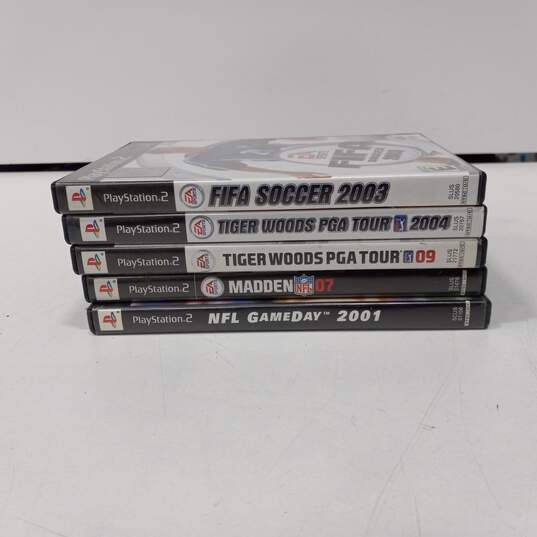 Bundle of Five Assorted Sony PlayStation 2 Games image number 1